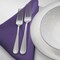 Lann's Linens Set of 12 Cloth Dinner Napkins, 20-inch Polyester Napkins, Washable and Reusable Fabric for Weddings, Hotels, Restaurants